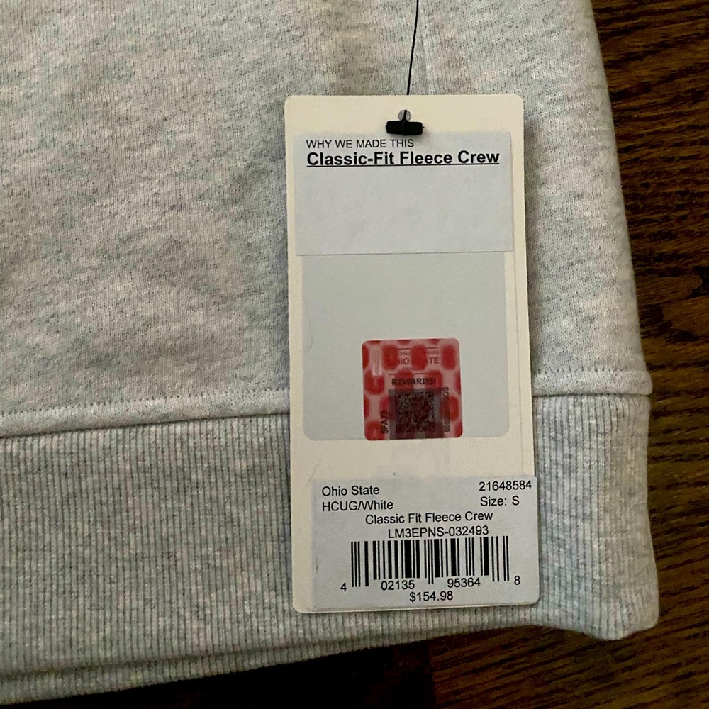 Lululemon x Ohio State University Classic Fit Fleece Crew - Picture 4 of 5